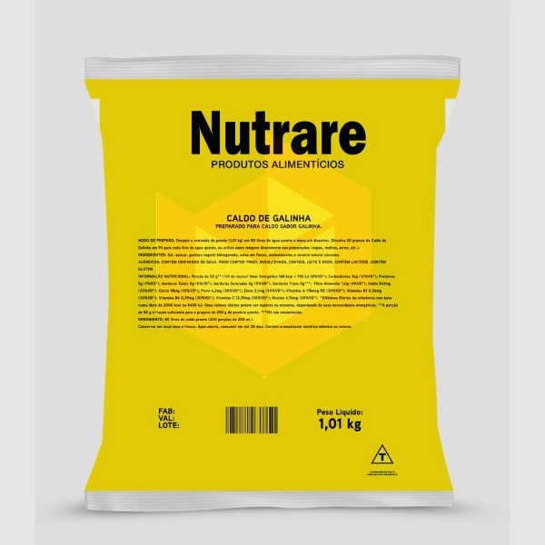 Caldo de galinha Nutrare 1.010kg