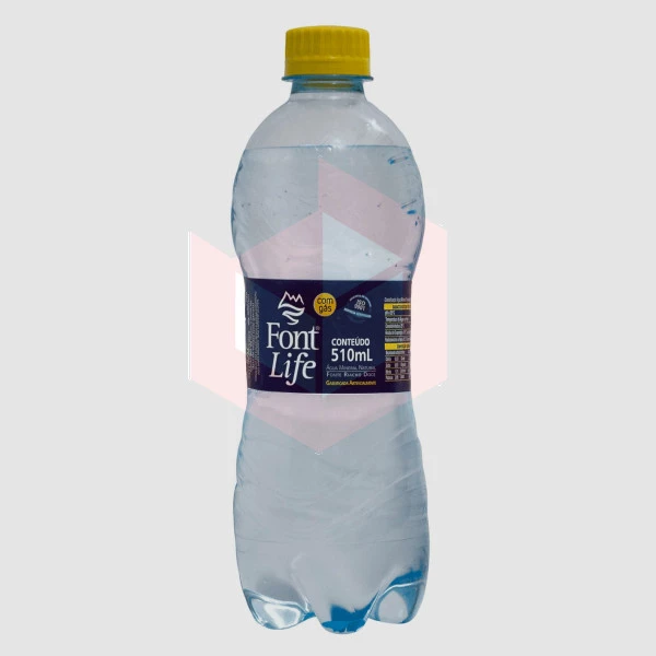 Água mineral com gás Font Life 12x510ml