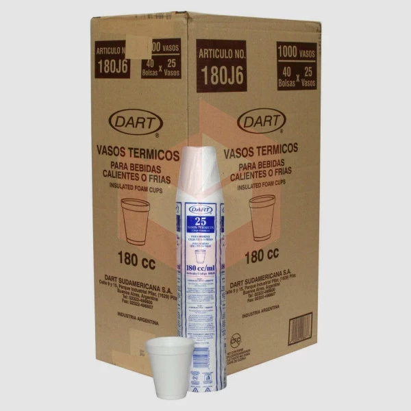 Copo termico 177ml 6J6 Dart 40x25un