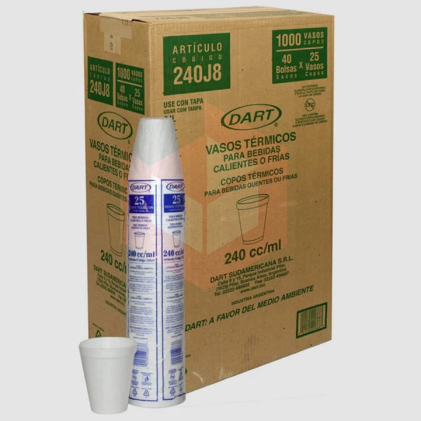 Copo térmico 237ml 8J8 Dart 40x25un