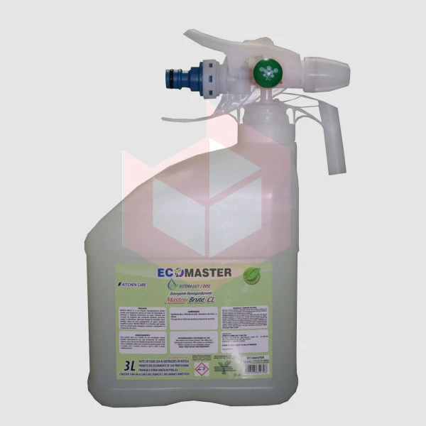Detergente desengordurante espuma master brute cl 3l