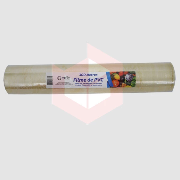 Filme de PVC esticável 38cmx300m Tecfilm