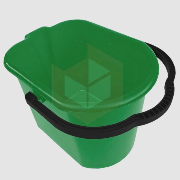 Balde plástico 15l verde Nycol