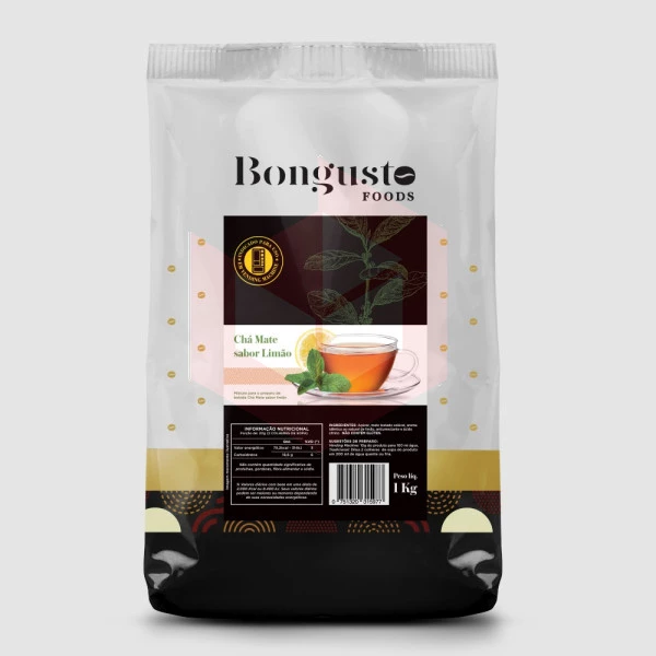 Chá mate com limão soluvel Bongusto 1kg