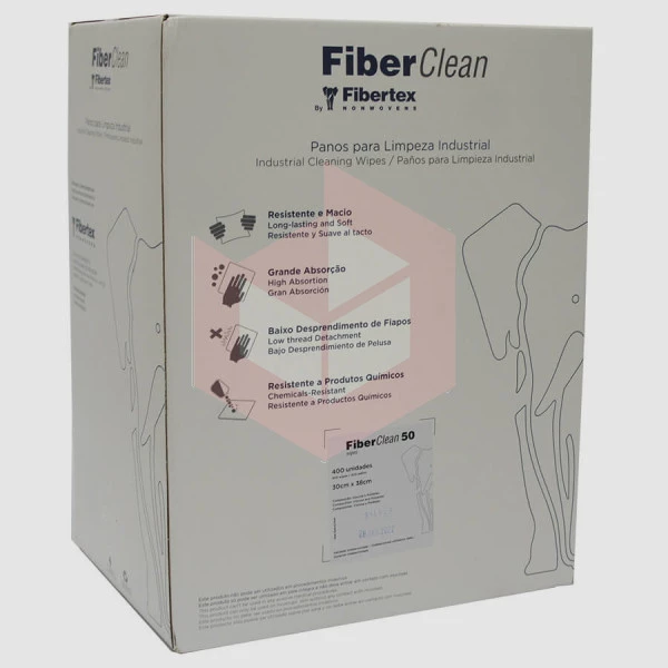 Wipes Fiberclean 50 30x34cm c/8x50un