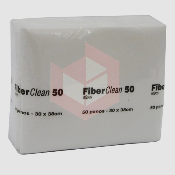 Wipes Fiberclean 50 branco 30x34cm c/50un