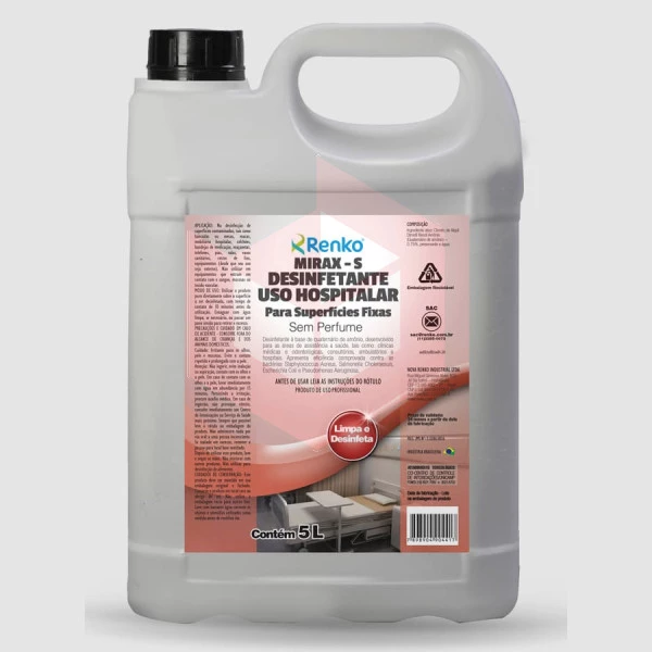 Desinfetante pronto uso Mirax S Renko 5l