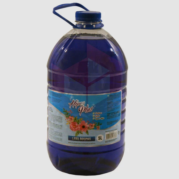 Sabão lava roupas líquido azul oceano Hiper Plus 5l