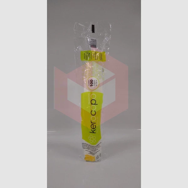 Copo Kerocopo PS transparente 180ml c/100un
