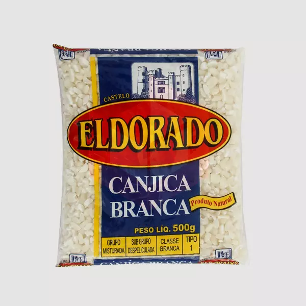 Canjica branca sem pele Eldorado 500g
