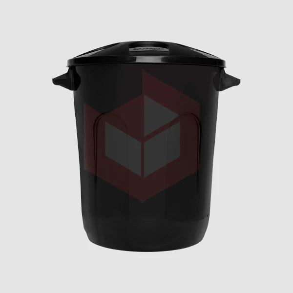 Lixeira 10l preta com tampa Eco Nature Jaguar R3076
