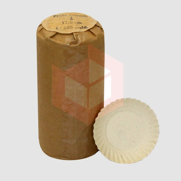 Prato de papelão n.1 12cm Cherobin c/100un