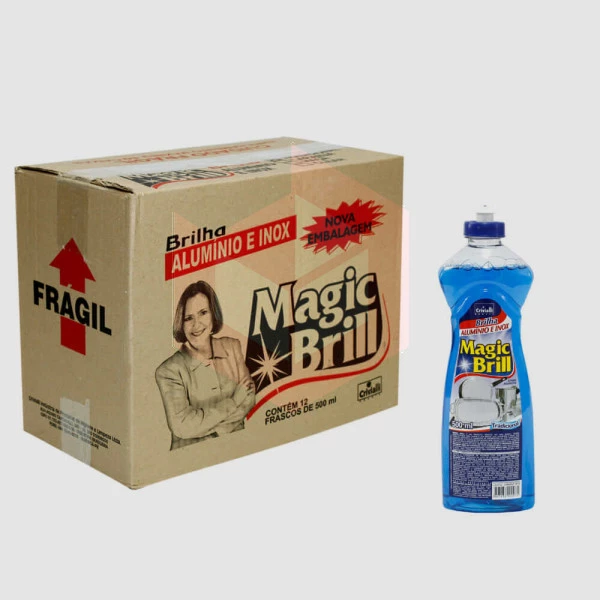 Brilha alumínio e inox Magicbril 12x500ml