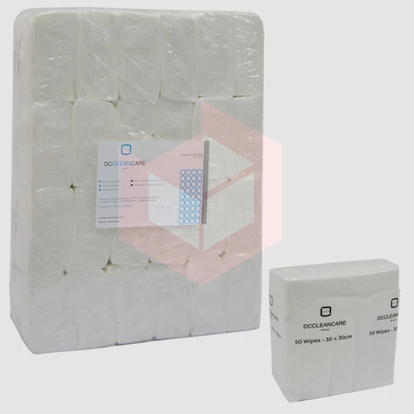 Wipes DC Clean Care 40 branco 30x30cm c/24x50un