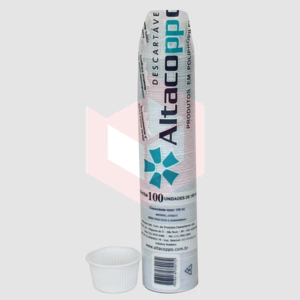 Pote Altacopo branco PT100 100ml c/100un