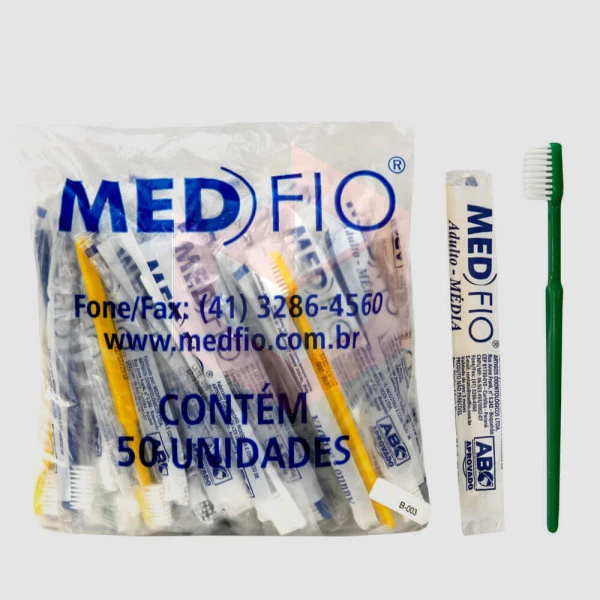 Escova dental adulto MediFio c/50un