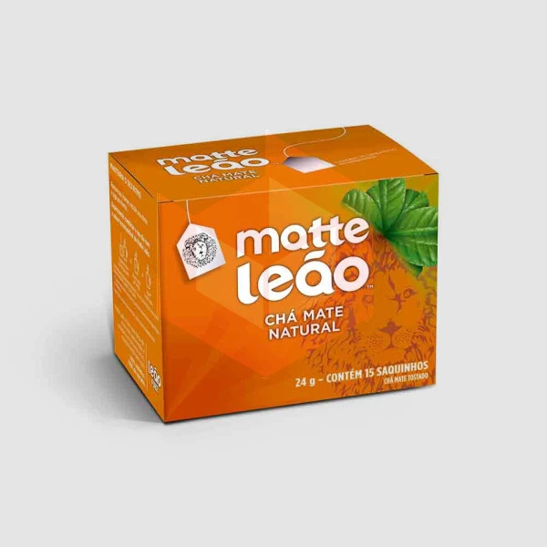 Chá matte original natural envelopado Leão 15x1.6g