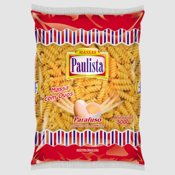 Macarrão parafuso com ovos Paulista 500g