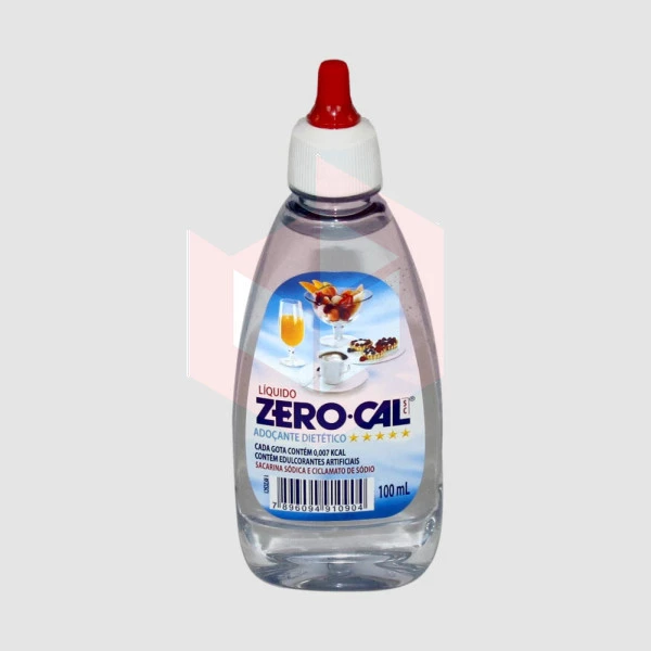 Adoçante líquido sacarina e ciclamato Zero Cal 100ml