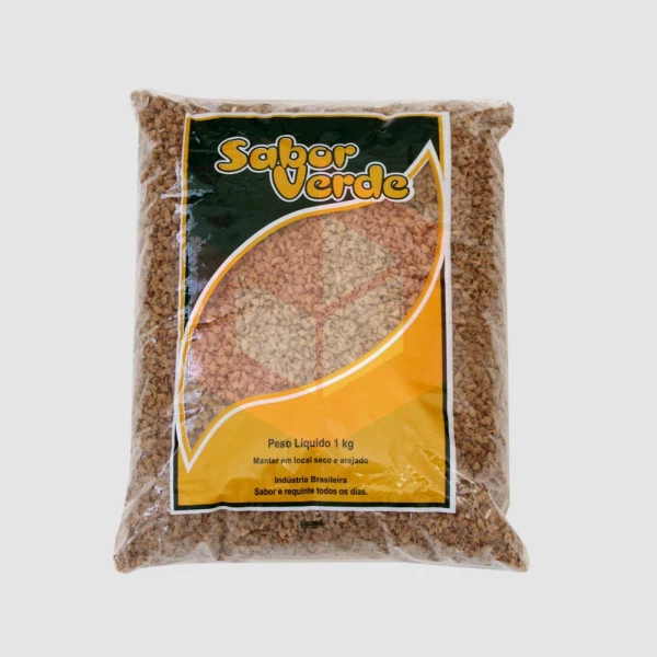 Proteína de soja caramelo médio Sabor Verde 1kg