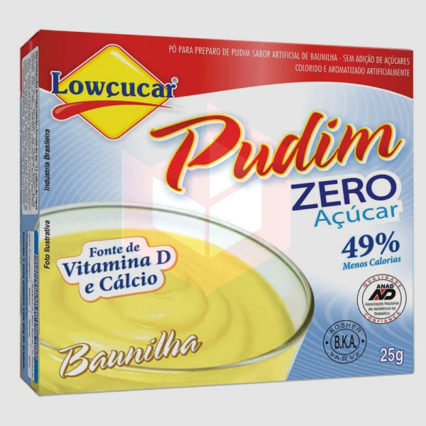 Pudim de baunilha zero Lowçucar 25g
