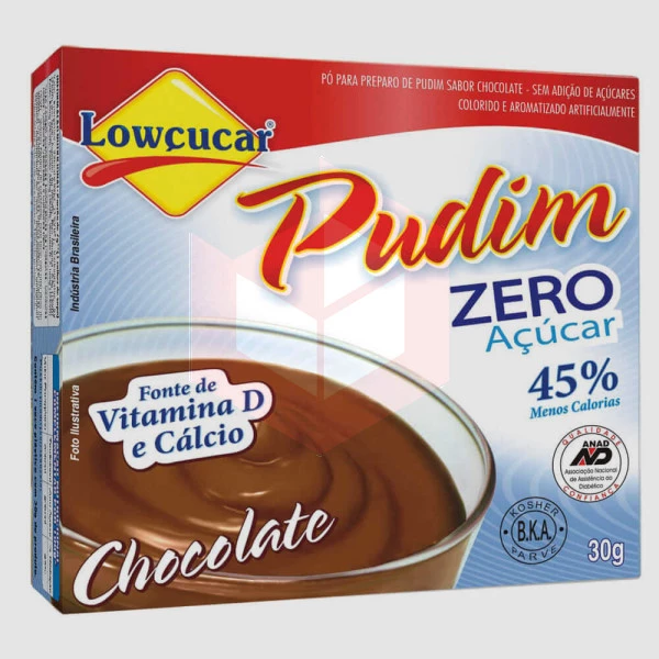 Pudim de chocolate zero Lowçucar 30g