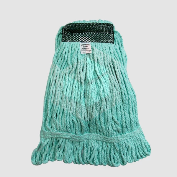 Mop água verde ponta dobrada cinta Bralimpia 320g RL32VD