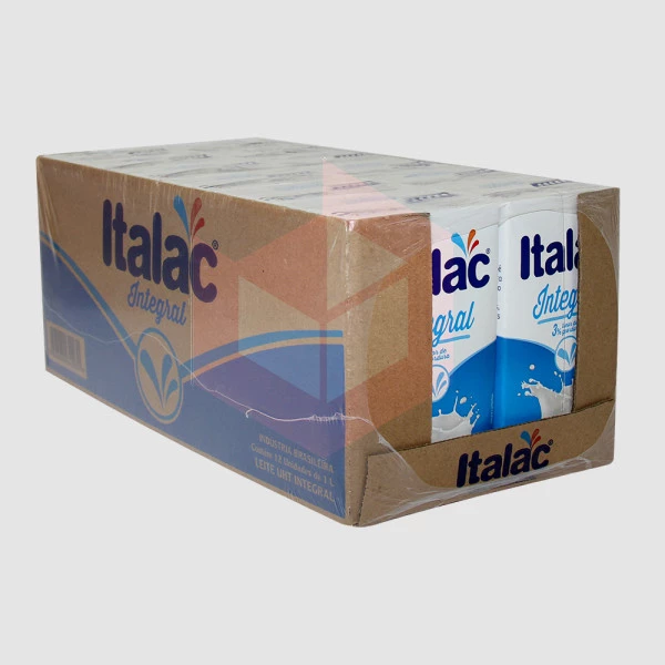 Leite UHT integral Italac edge 12unx1l
