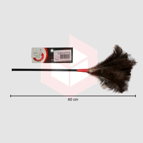 Espanador de pena de avestruz nomo 60cm R.12