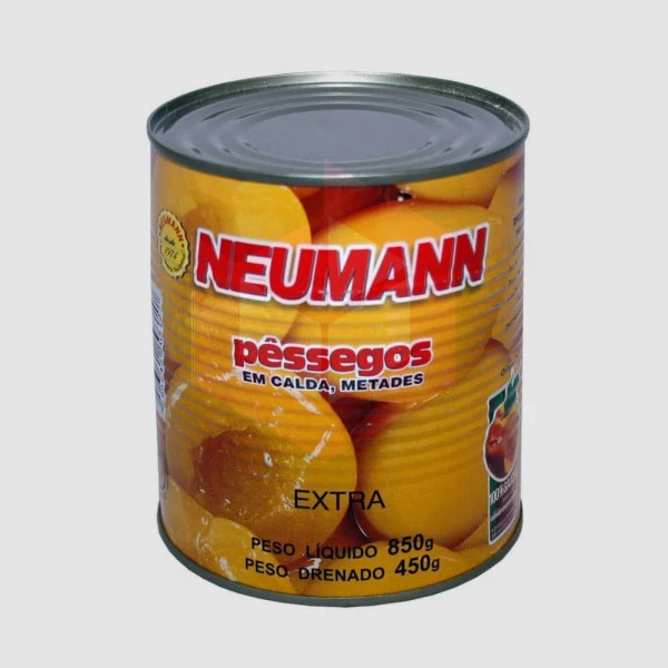 Pêssego em calda extra metades Neumann 450g