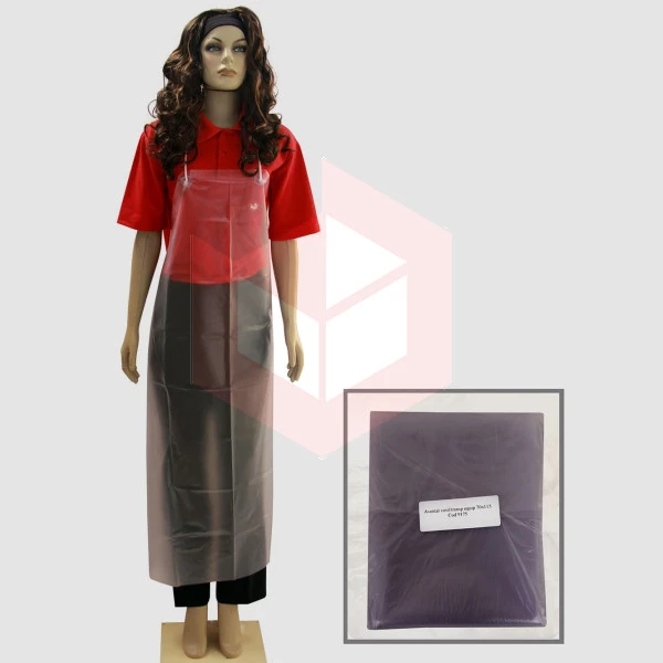 Avental vinil pvc transparente Equiproind 70x120cm
