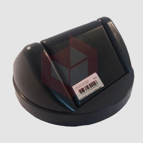 Tampa basculante preta para lixeira 14l e 23l TB24PR