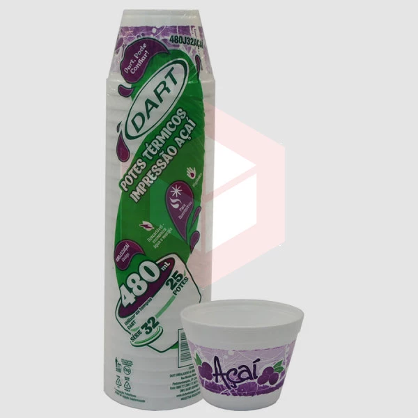 Pote termico açai 480ml 480J32acai Dart c/25un