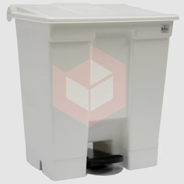 Lixeira com pedal 30l branca Bralimpia CP3SBR