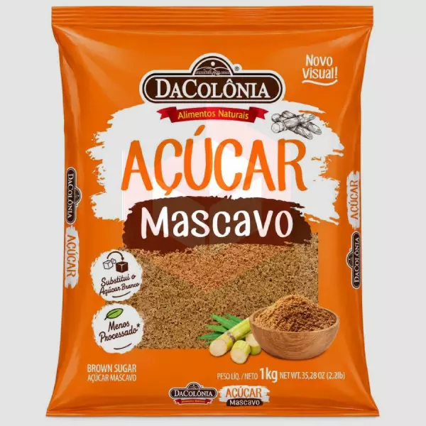 Acucar mascavo DaColonia 1kg 