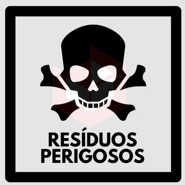 Adesivo coleta seletiva residuos perigosos S5RP 
