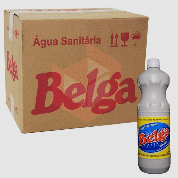 Agua sanitária Belga 12x1l