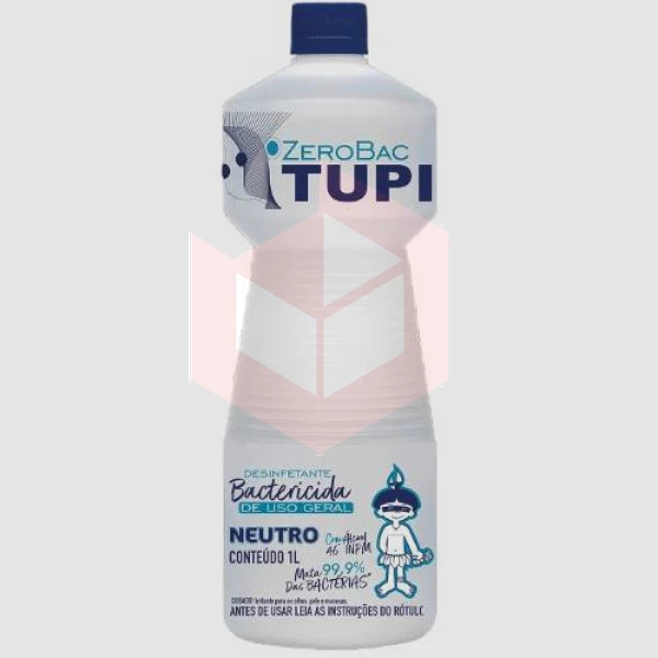 Alcool 46.2 Tupi Zerobac 12x1l 