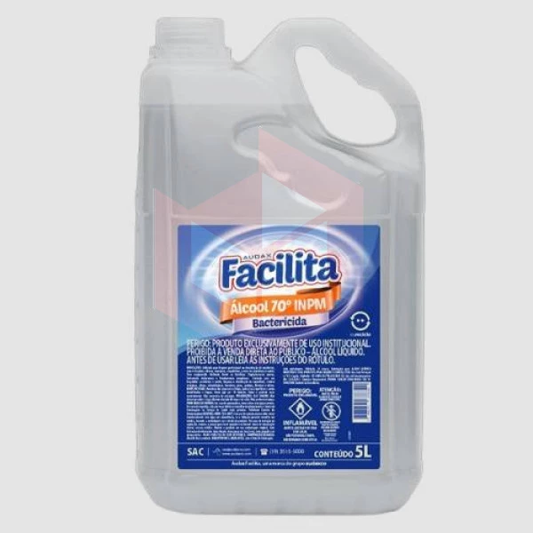 Alcool 70 liquido Audax Facilita 5l 