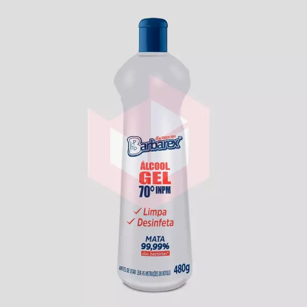 Alcool gel 70% Barbarex 480g 