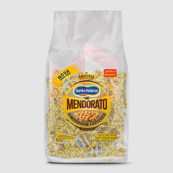 Amendoim Mendorato japonês dourado 6x60x24g