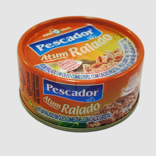Atum ralado no oleo Pescador 140g