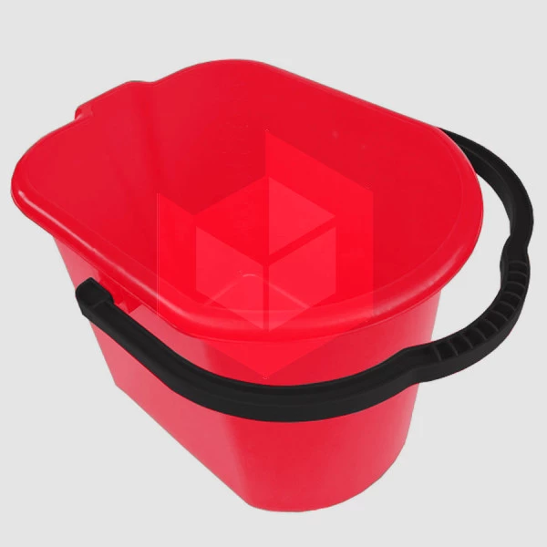 Balde plástico 15l vermelho Nycol