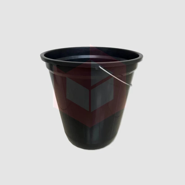 Balde plastico 18l preto Sanches 2434 