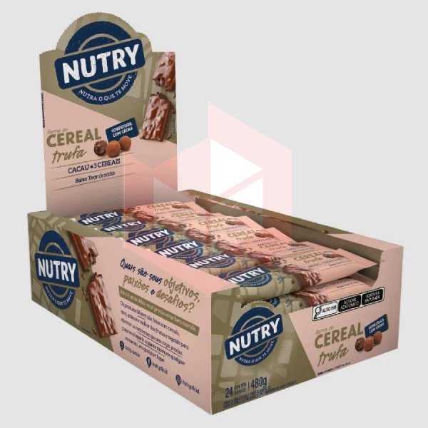 Barra de cereal trufa Nutry Muito Mais 24x20g