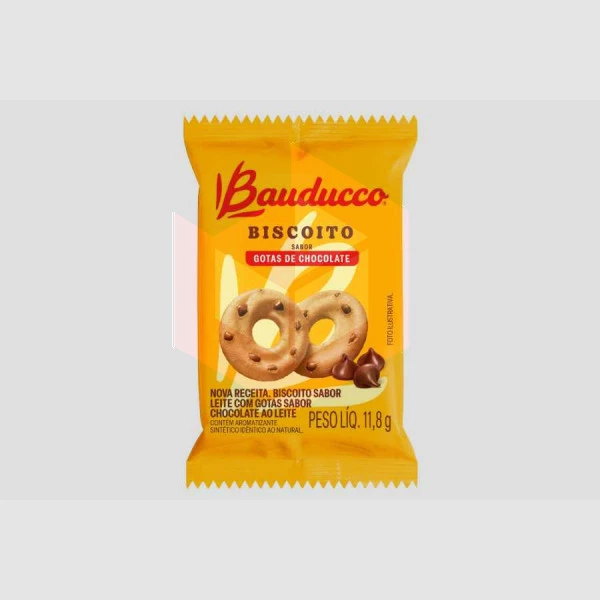 Biscoito amanteigado leite/gotas Bauducco 400x11.8g 8845