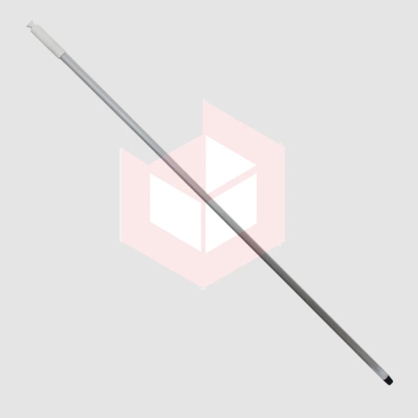 Cabo de aluminio 140cm com rosca e manopla branca Nycol