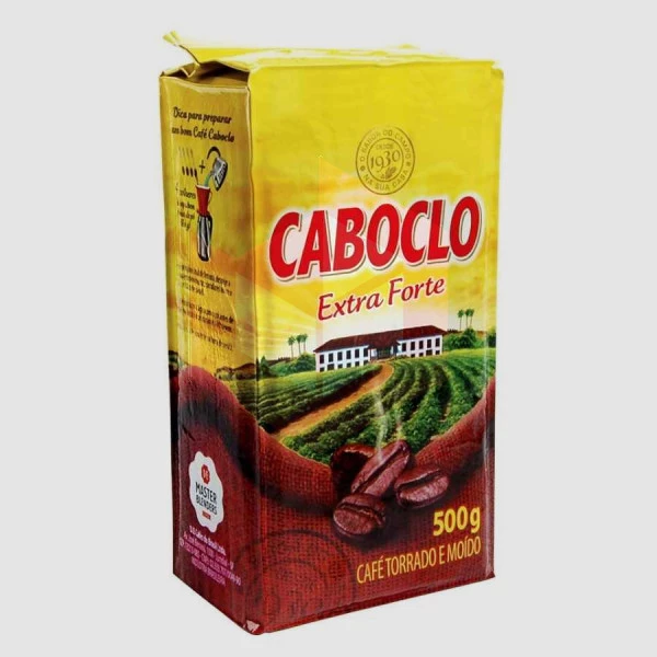 Café extra forte torrado moído vácuo Caboclo 500g