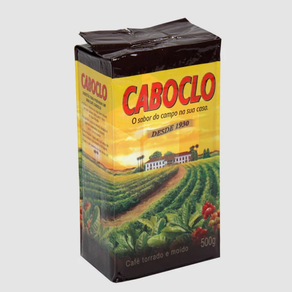 Café tradicional torrado moído vácuo Caboclo 500g