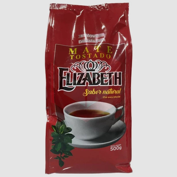 Chá mate tostado natural granel Elizabeth 500g